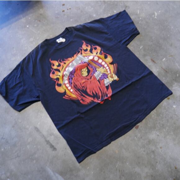 Vintage Delta Pro Weight Grim Reaper T-Shirt - Picture 2 of 7